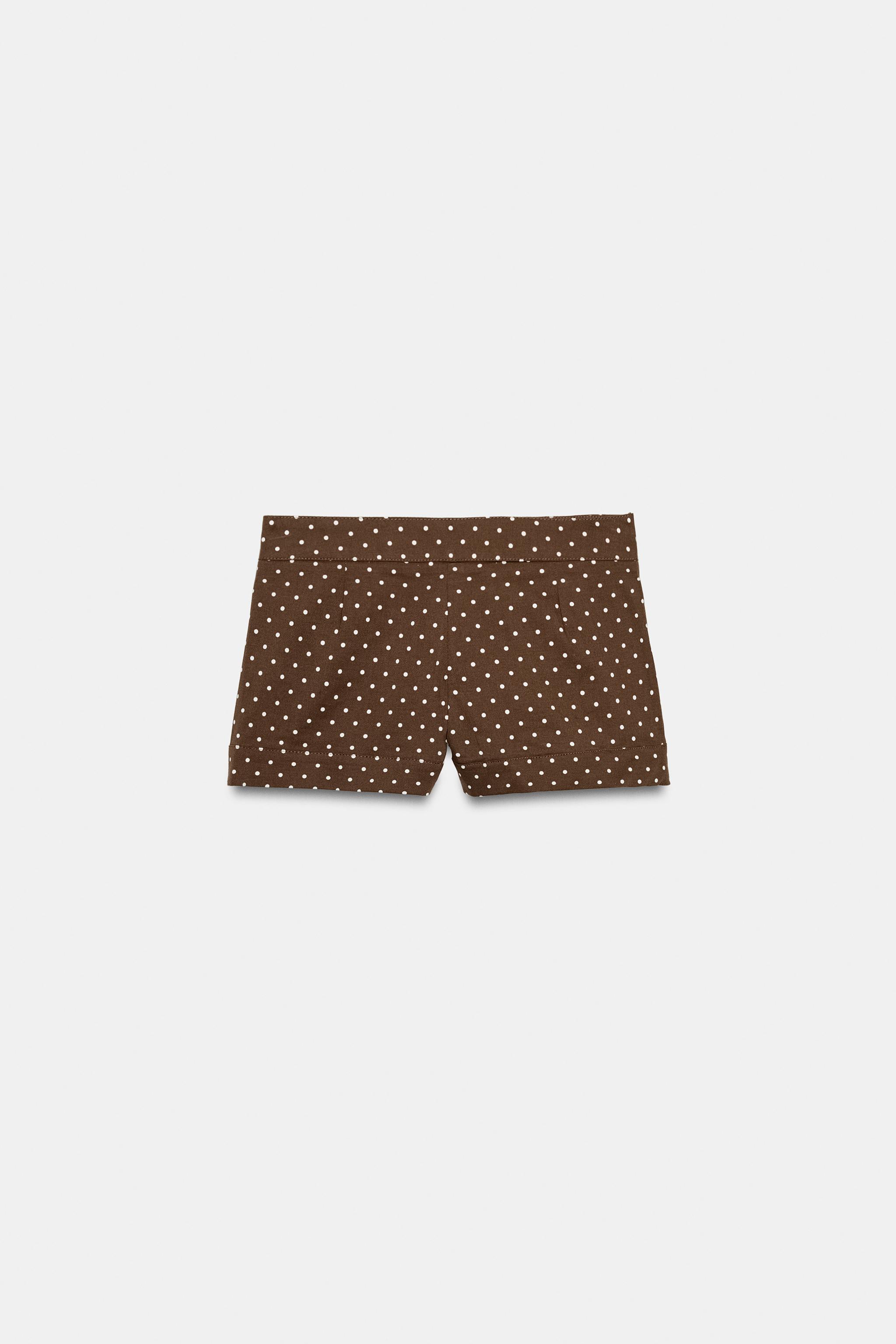 POLKA DOT MINI SHORTS